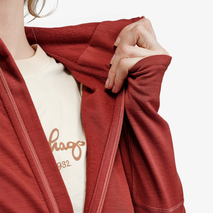 TIVED MERINO HOODIE W